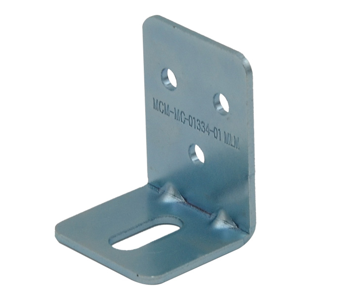 Hanging plated 25um blue zinc stamping parts